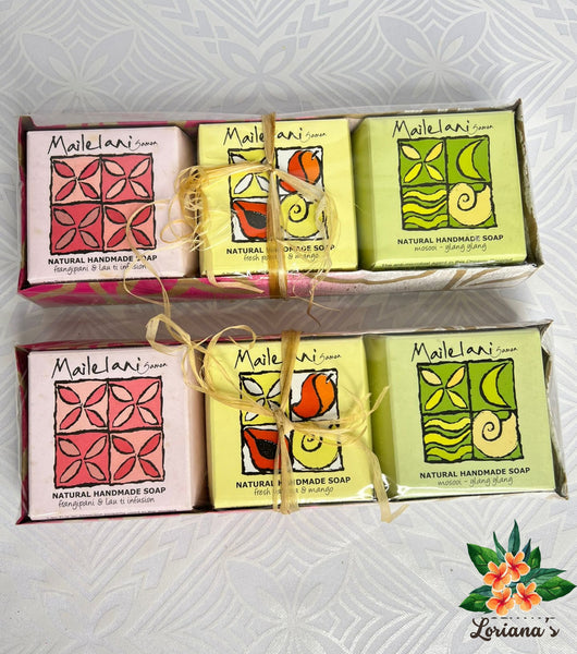 MAILELANI'S 3 Soap Gift Set