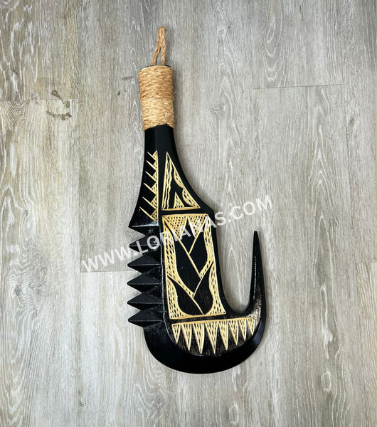 Pasefika Carved Hanging Weapons/ Samoan Meatau
