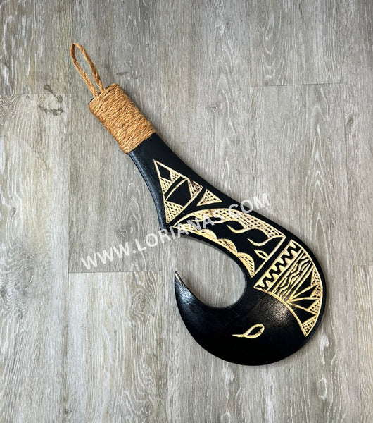 Pasefika Carved Hanging Weapons/ Samoan Meatau