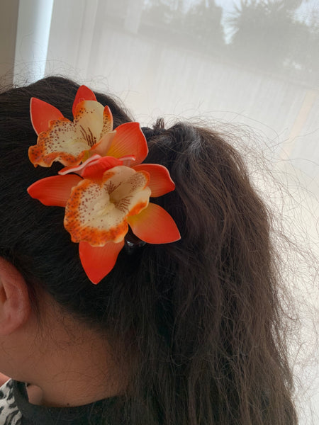 Orchid Hair Clip