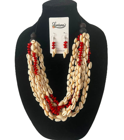 Stylish Shell and Lopa Necklace Set