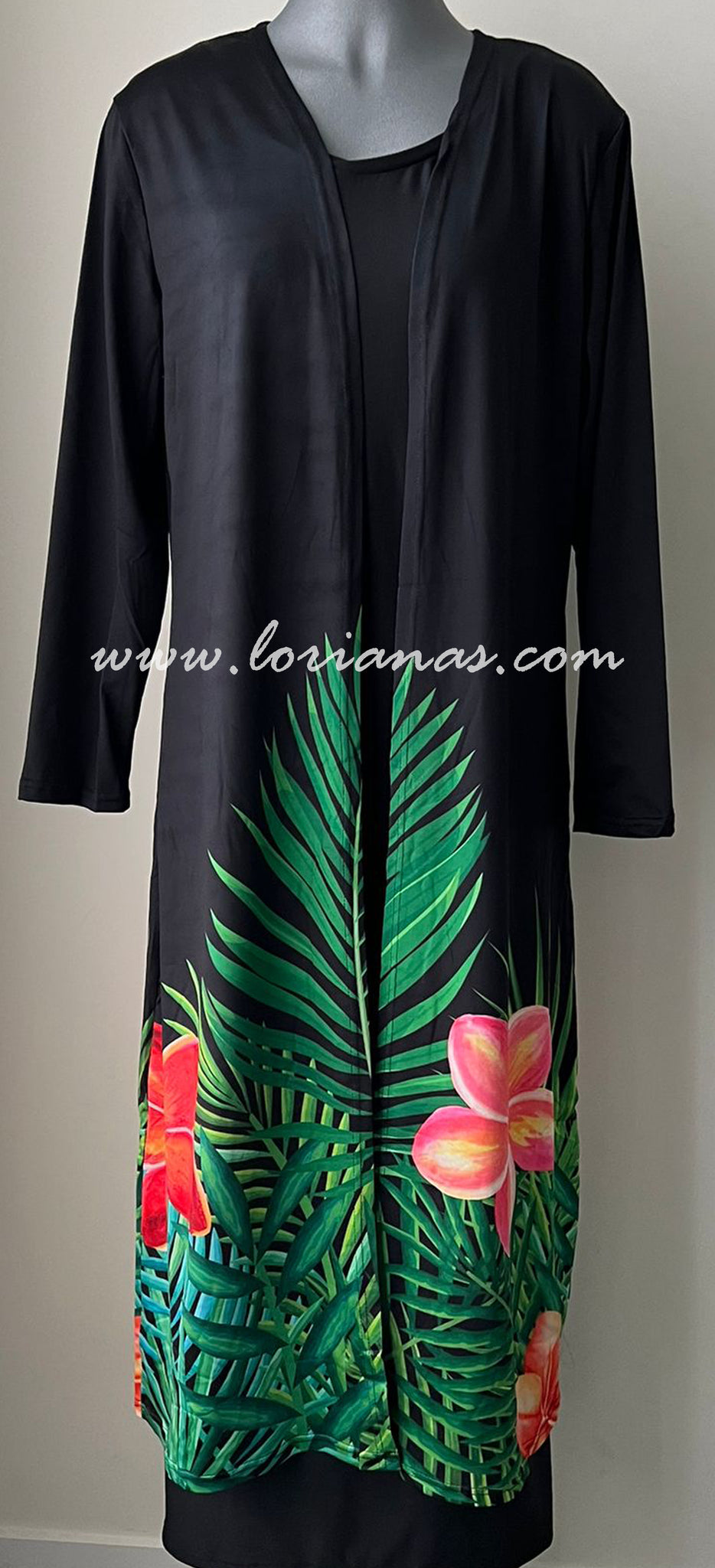 Therese Tropical Kimono (2XL,3XL)