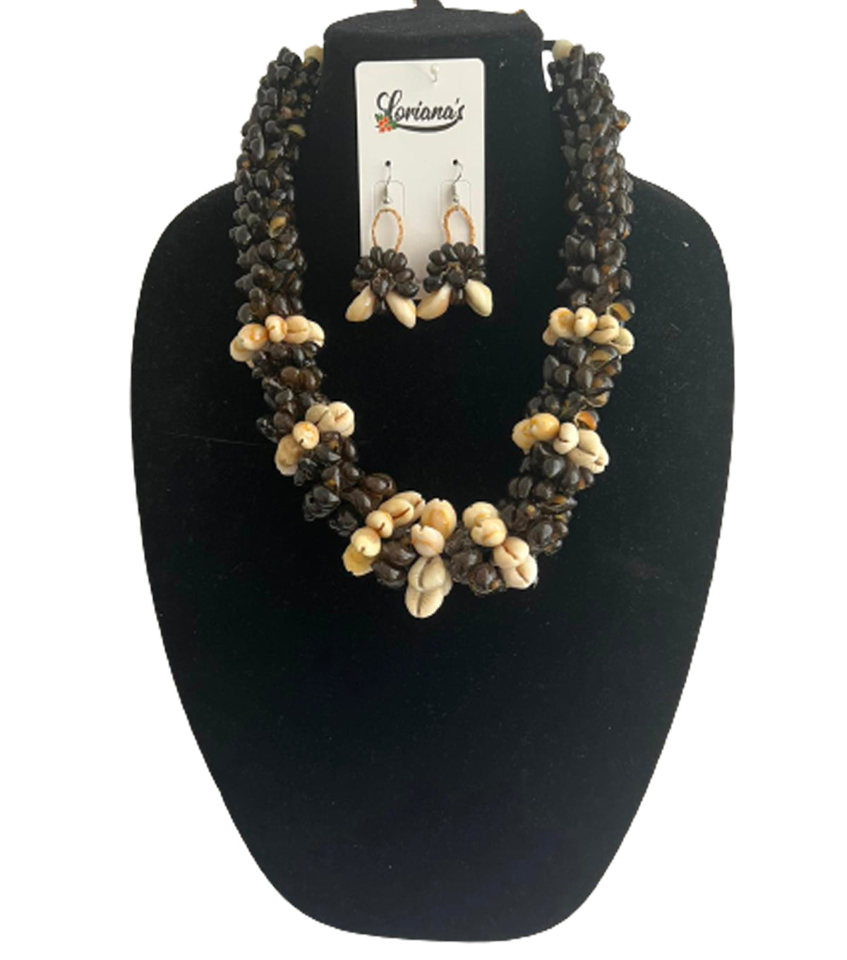 Shell Necklace & Earrings Set